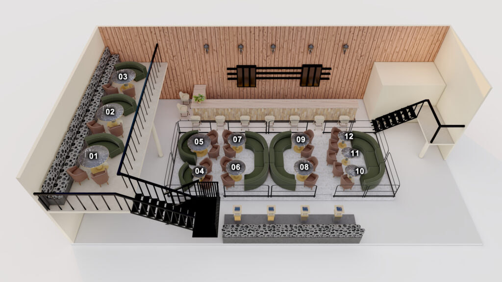 XS Loungeclub tafels